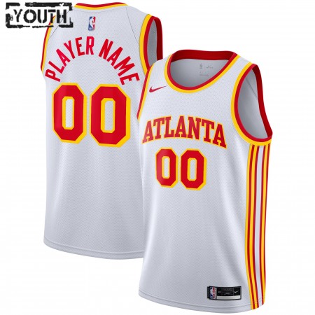 Canotte Bambino Atlanta Hawks Personalizzate 2020-21 Nike Association Edition Swingman
